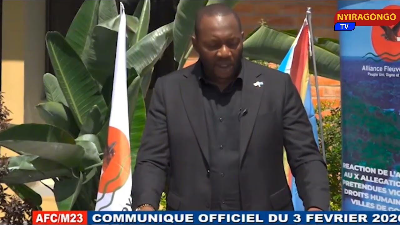 AFC/M23 : COMMUNIQUE OFFICIEL DU 3FEVRIER 2026