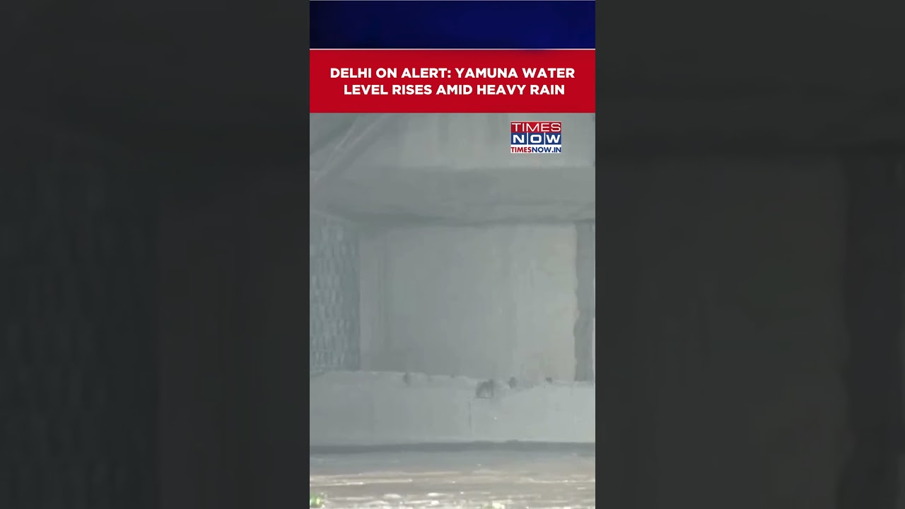 Delhi: Yamuna Water Level Rises Following Heavy Rainfall, Watch Shocking Footage #shorts