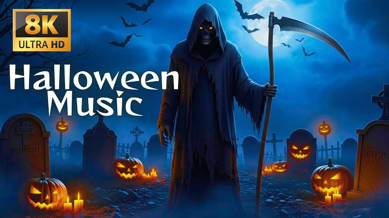 Halloween 2025 🎃 Haunted Pumpkin Village 👻 Relaxing Spooky Background Music for Calm Sleep Mind