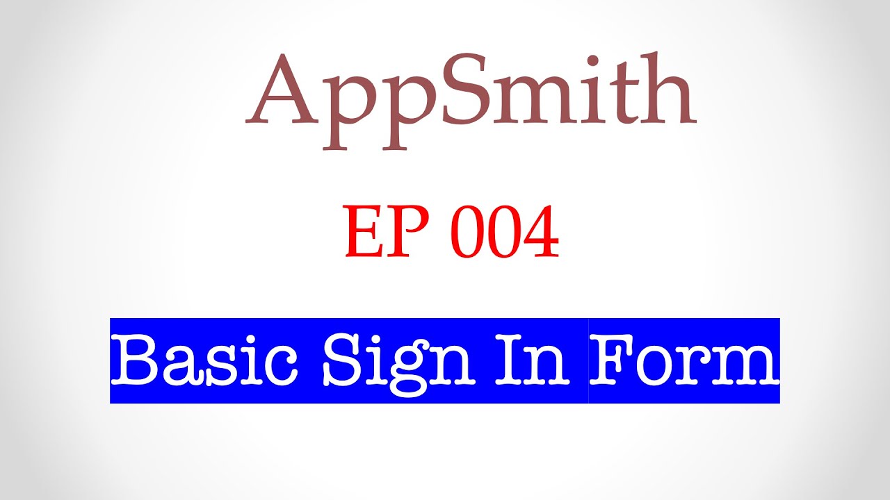 Appsmith Secret: One Page for ALL User Auth (Signup + Login)! (Ep. 4)