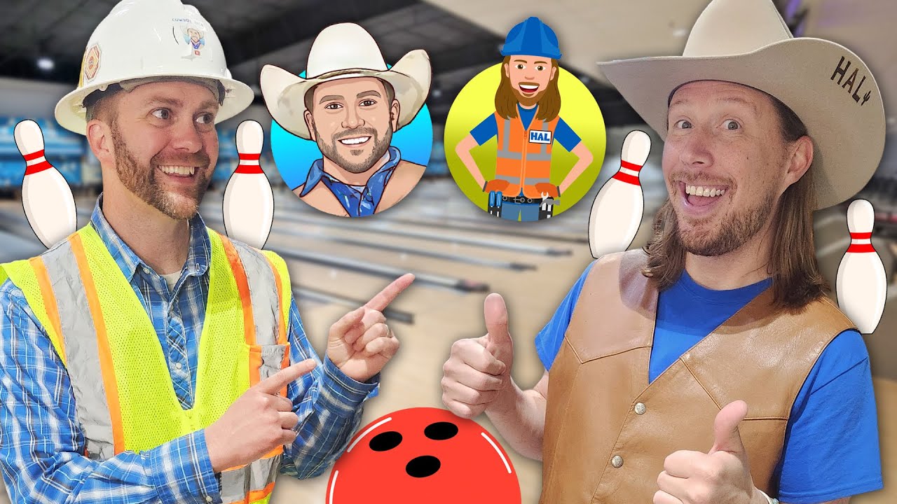 Cowboy Jack Meets Handyman Hal | Awesome Bowling Fun for Kids