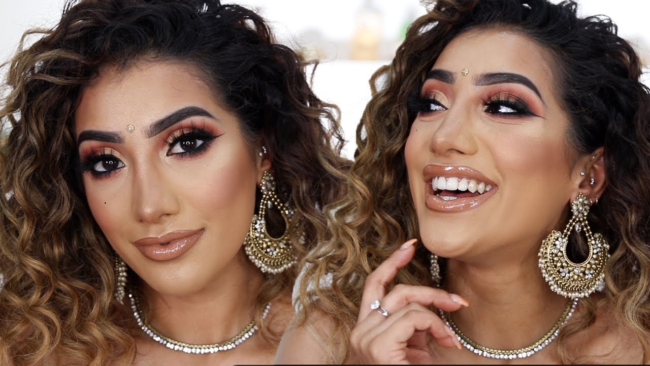GRWM - My Friends Indian Pre-Wedding Function Makeup | AnchalMUA