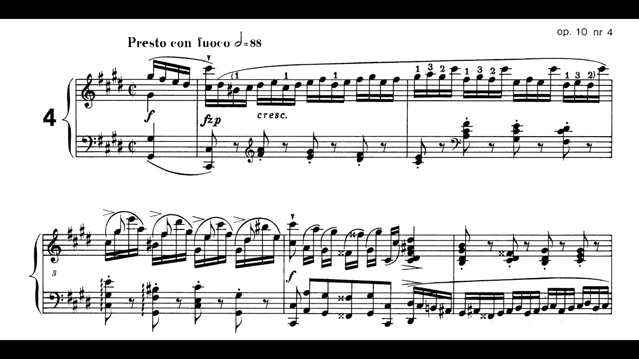 Chopin - Etude Op. 10, No. 4 [Yunchan Lim]