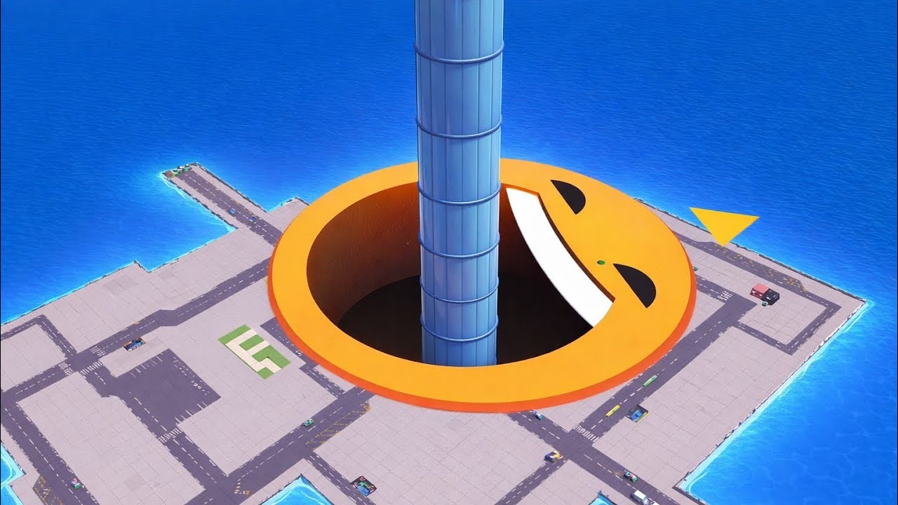 Hole.io - Big Hole City Gameplay Walktrough Android iOS #20