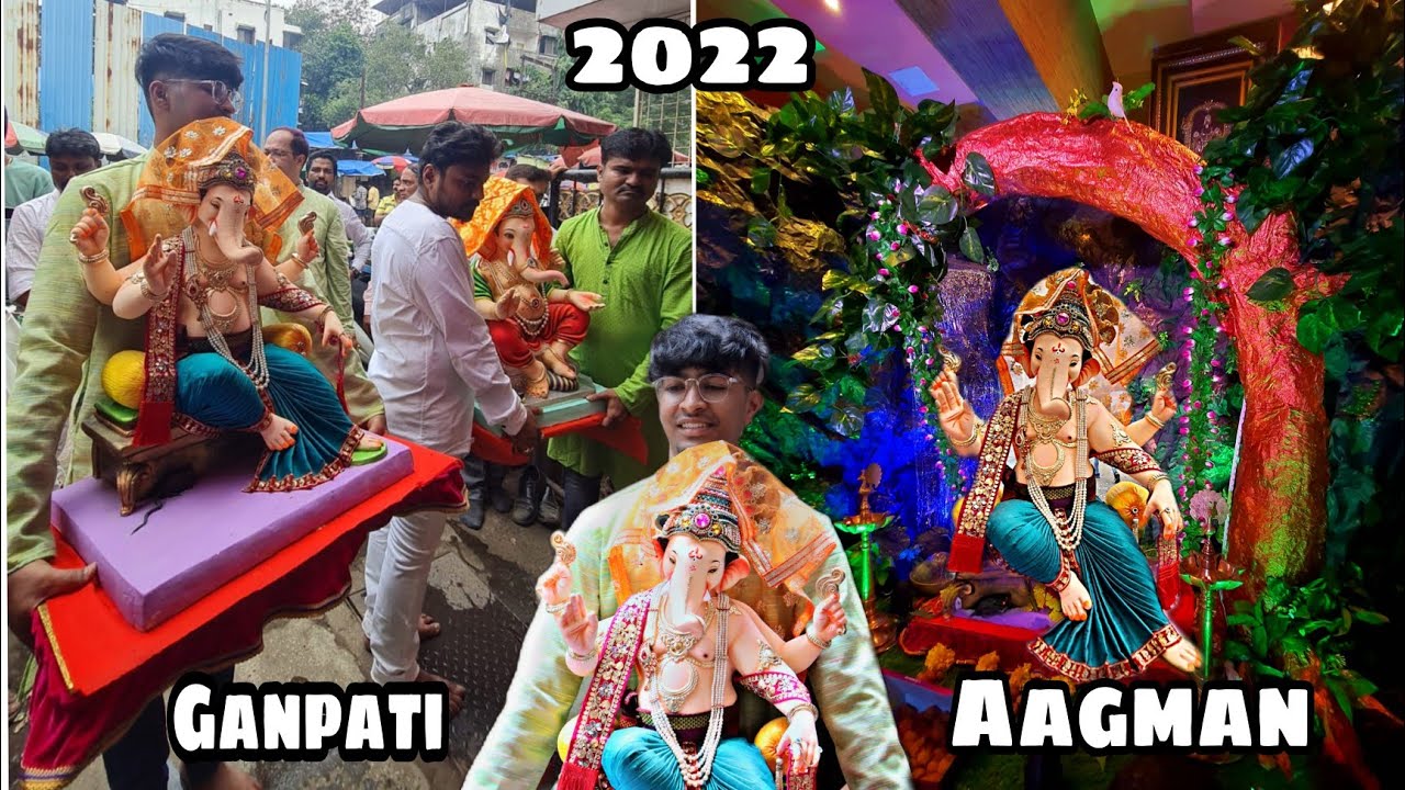 Ghar Aaye Ganpati Bappa🥳Aaple Ladke Bappan Cha Aagman 2022 |Majha Morya😍| Ganpati Aagman Vlog 2022