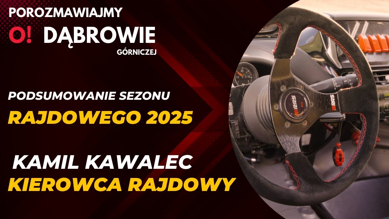 Rajdowiec z Dąbrowy podsumowuje sezon 🚗💨 ! Kamil Kawalec  i Konrad Kawelczyk O!Dąbrowie