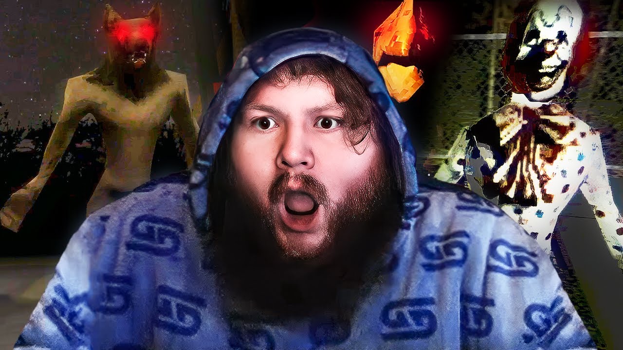 Playing 3 Horror Games