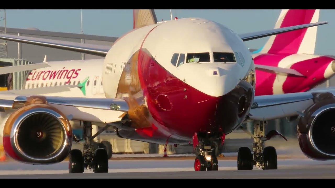 Arlanda beautiful winter 2025. Rare B737!