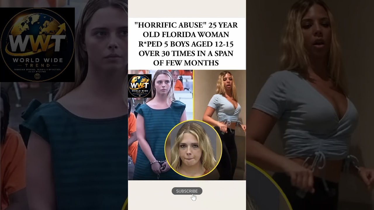 Florida Woman Accused of Repeated Abuse Involving Multiple Minors | Shocking Case Explained #shorts