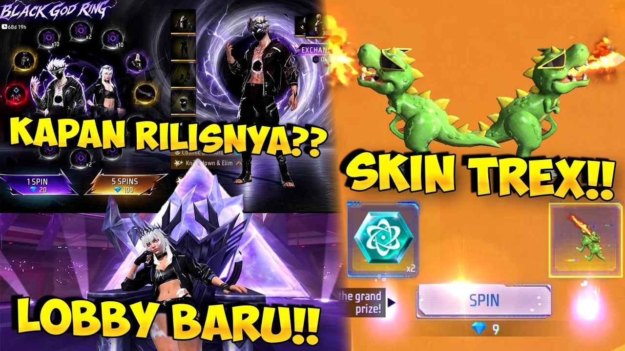 BOCORAN BUNDLE COSMIC OVERLORD !! Review Event USP Trex & Lobby FF Terbaru Tema Event Cosmic