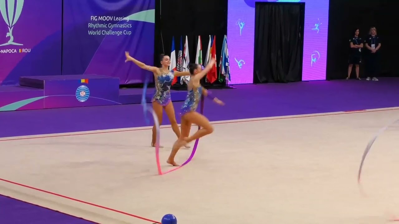 Francia 3 Cintas  2 Pelotas / 3 Ribbons 2 Balls - FIG World Cup Challenge Cluj Napoca 2024