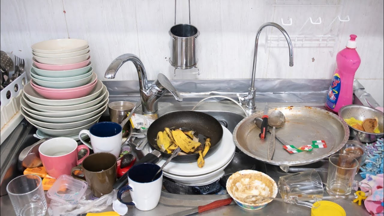 Real Sounds Only | Extreme Dishwashing ASMR