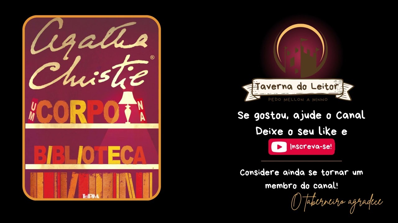 Um corpo na biblioteca Agatha Christie 🎧 Audiobook Completo