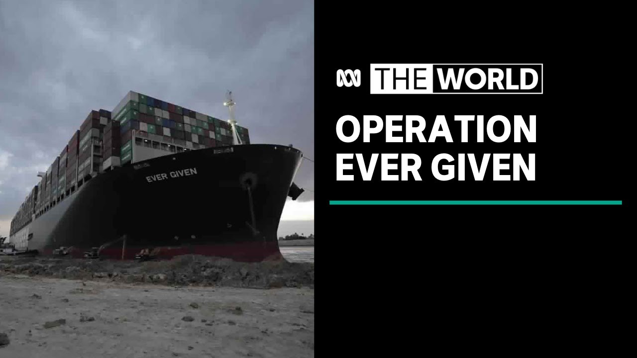 Massive container ship blocking Suez Canal partially refloated | The World