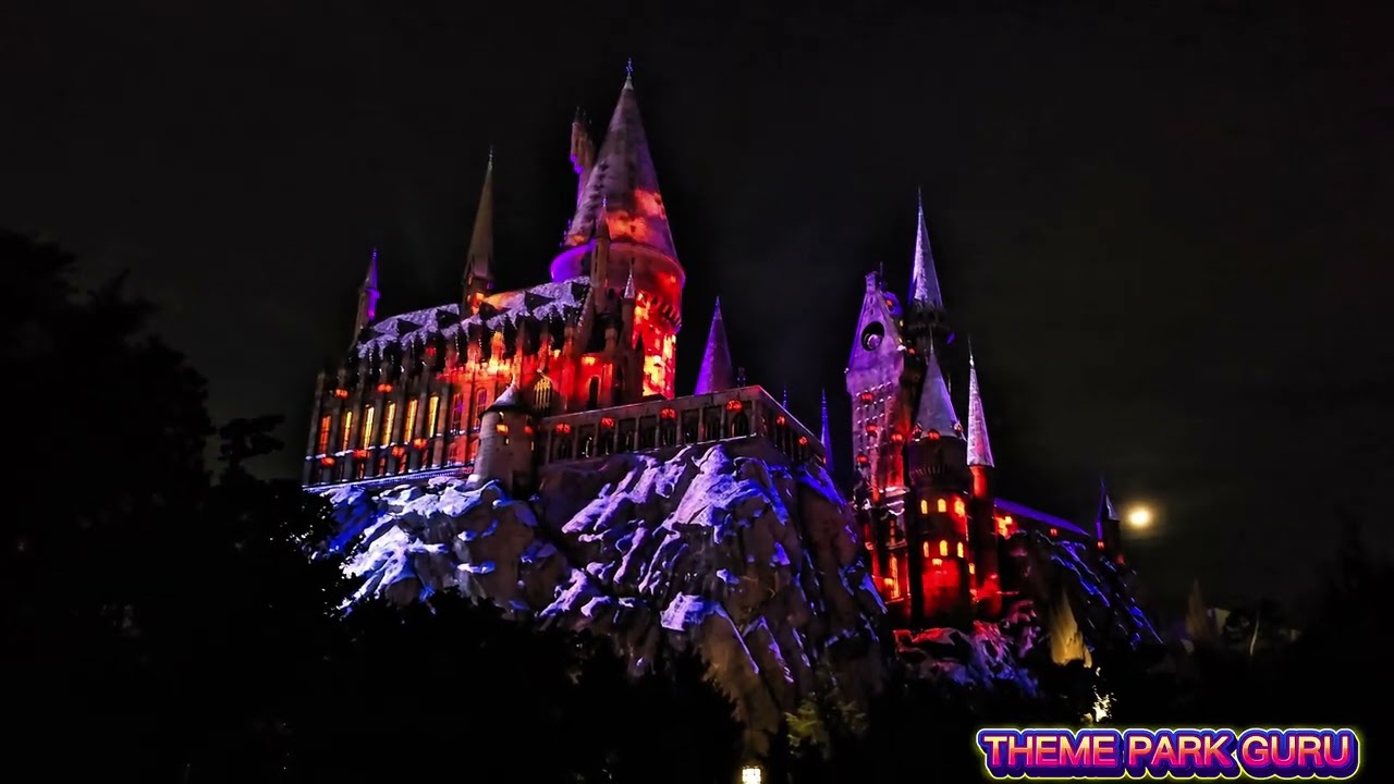 Holiday Lights at Hogwarts Castle 2025
