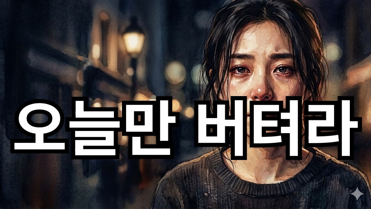 오늘만 버텨라 | 마음이 먼저 무너지는 날에