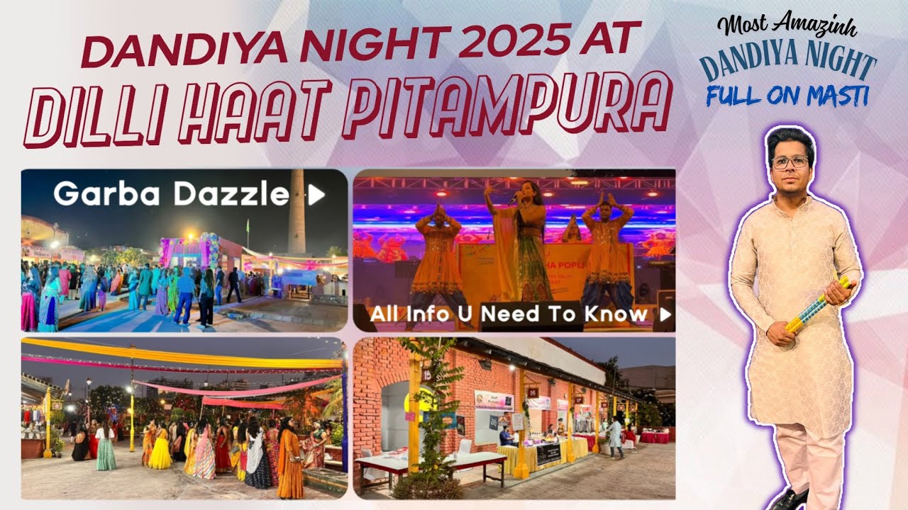 Garba Dazzle 2.0 || Garba Dazzle 2025 Dilli Haat Pitampura || Dandiya Night At Dilli Haat Pitampura
