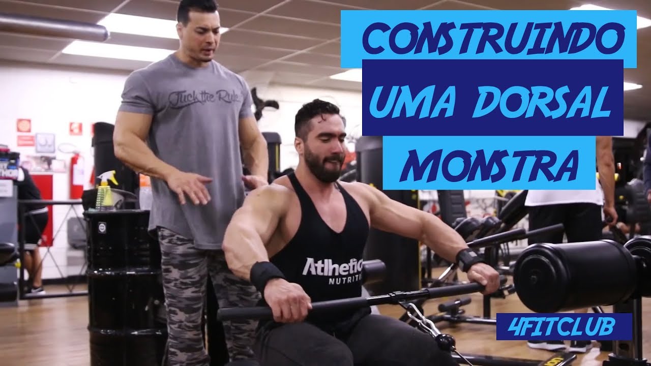 TREINO PARA EVOLUÇÃO DAS COSTAS com FELIPE FRANCO