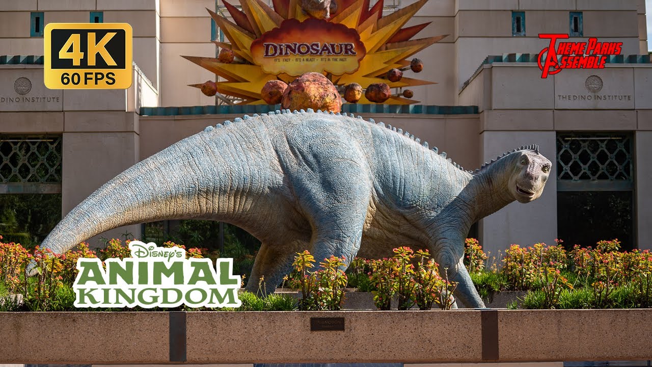 Динозавры в полном развёртывании в 4K — Walt Disney World Animal Kingdom — сентябрь 2023 г.