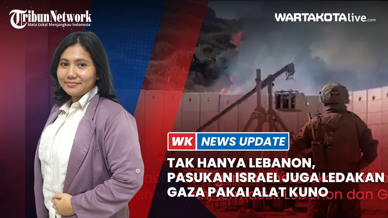 Tak Hanya Lebanon, Pasukan Israel Juga Ledakkan Gaza Pakai Alat Kuno