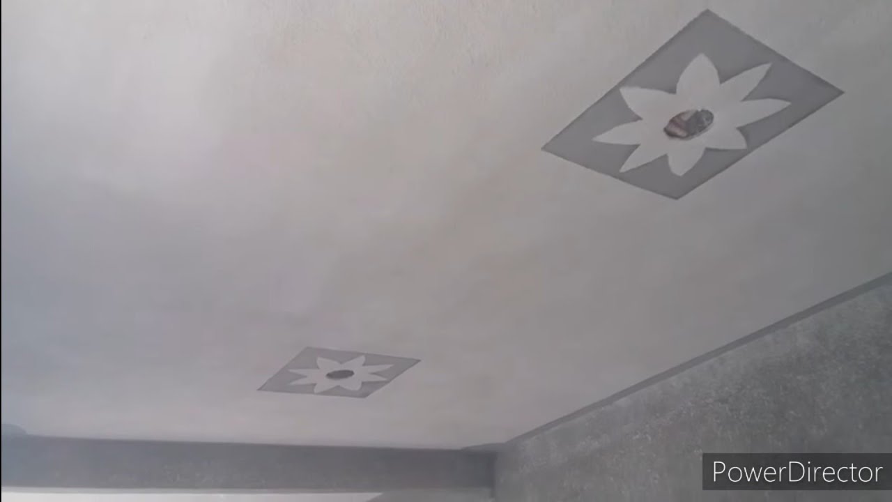 Como hechar tirol; o como decorar con  tirol de un plafón de loza.