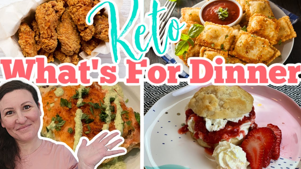 What's For Dinner this Week - Keto Comfort Food Meals