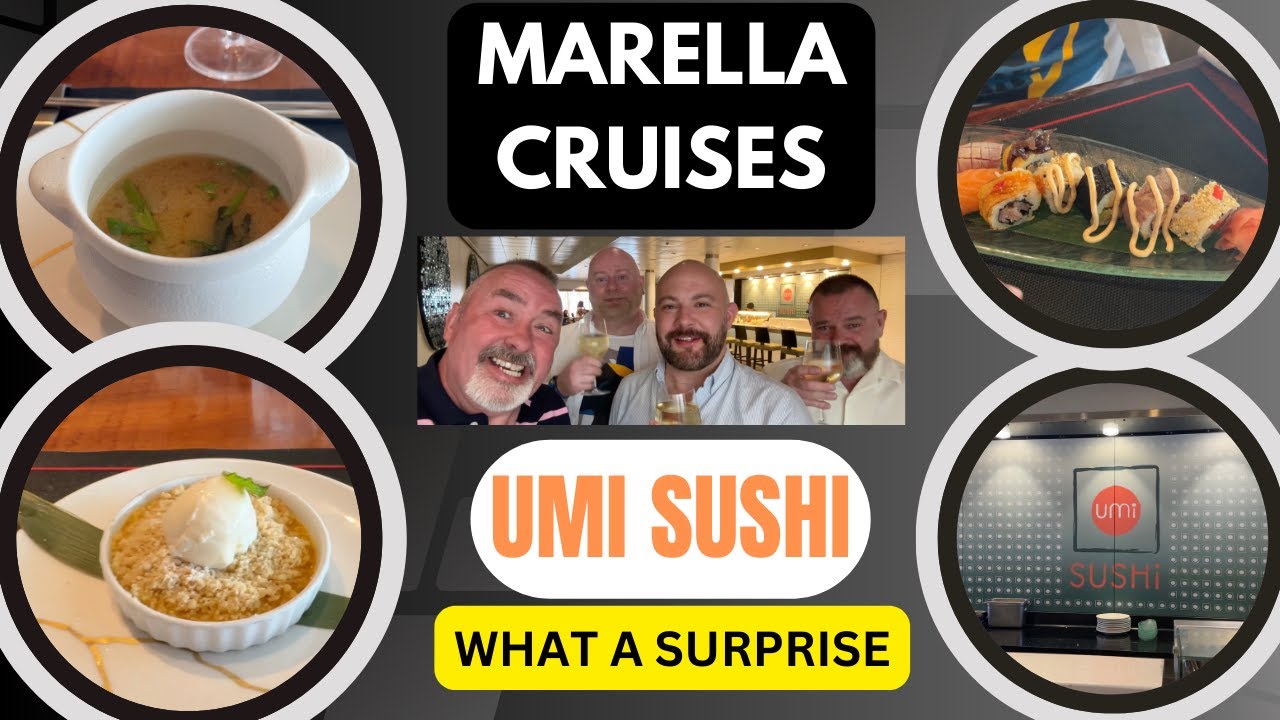 Don't Miss Umi Sushi On Marella Cruises!  #umi #sushi #marellacruises