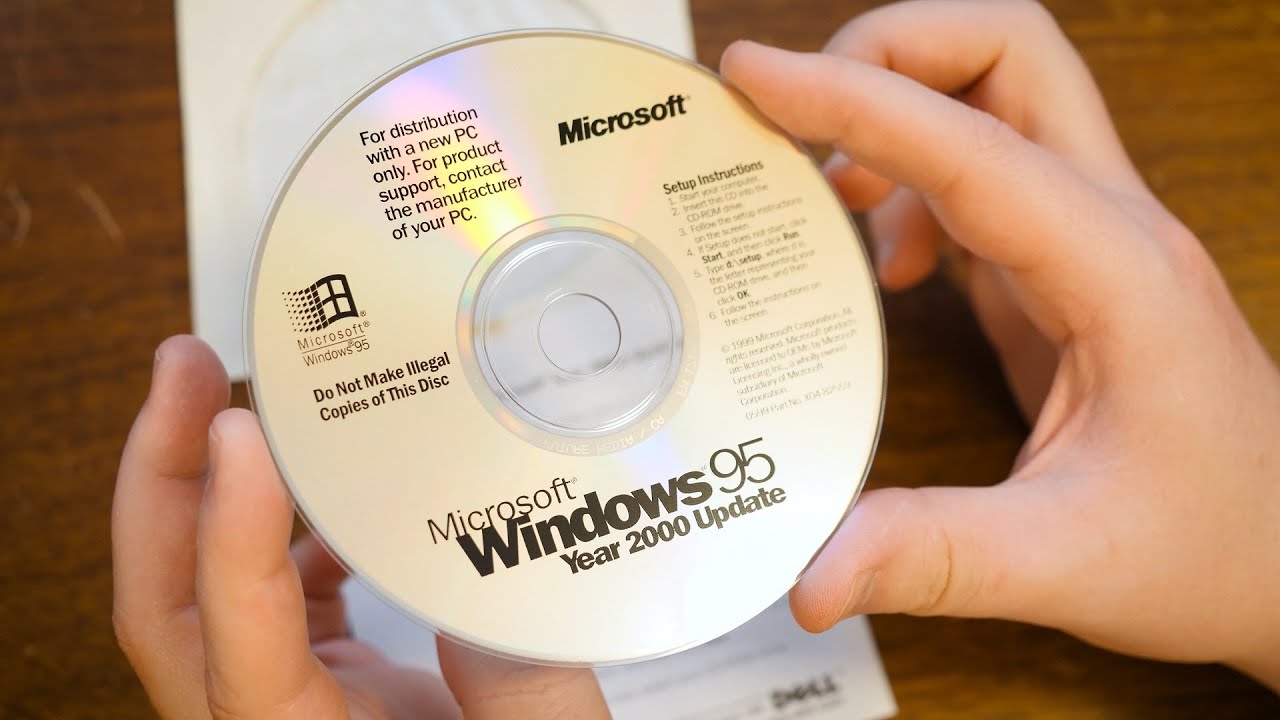 The Windows 95 Y2K Update CD-ROM from 1999