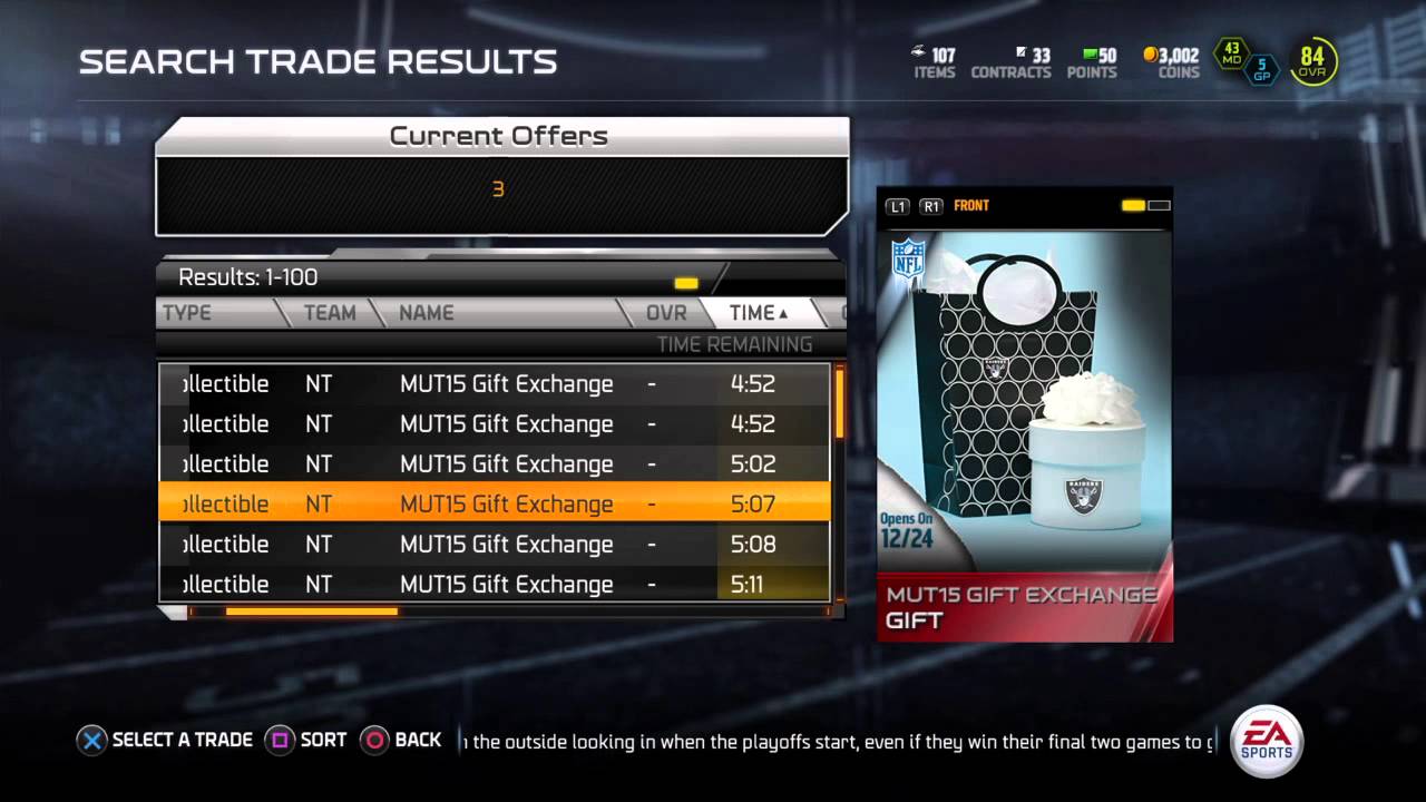 MUT 15 Holiday Promo