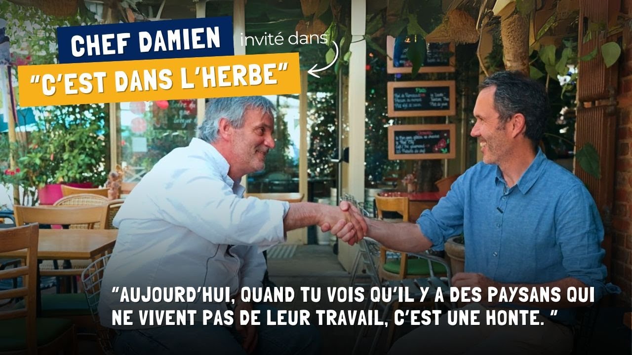 Rencontre avec Chef Damien : saisonnalité, anti-ultra transformés et amour des agriculteurs 🌱🍽️