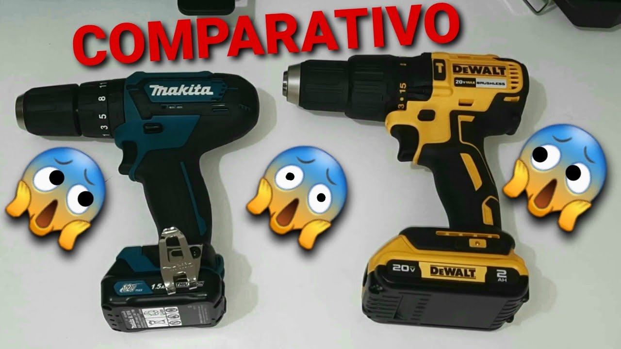 COMPARATIVO MAKITA HP333DWYE E DEWALT DCD7781D2