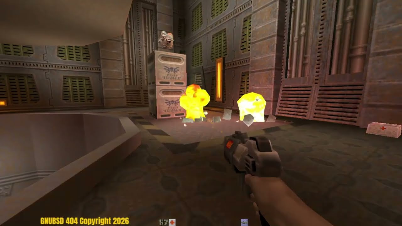 GNUBSD 404 Short N124 Quake2 Wasm Part 3 (Linux/FreeBSD ???)