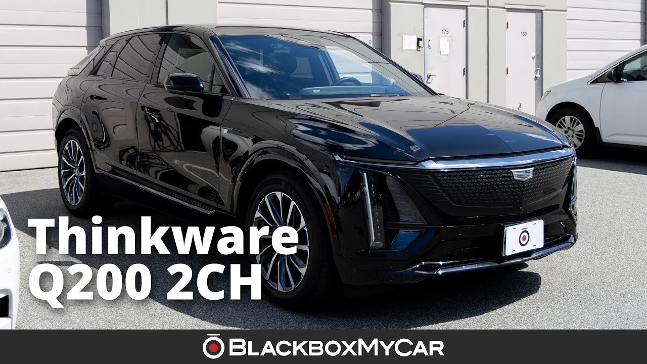 Установка видеорегистратора в Cadillac Lyriq 2024 x Thinkware Q200-2CH Dash Cam | BlackboxMyCar