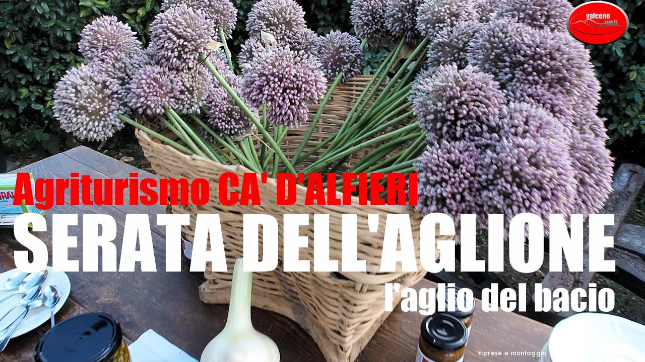 CA' D'ALFIERI BARDI   SERATA DELL'AGLIONE l'aglio del bacio