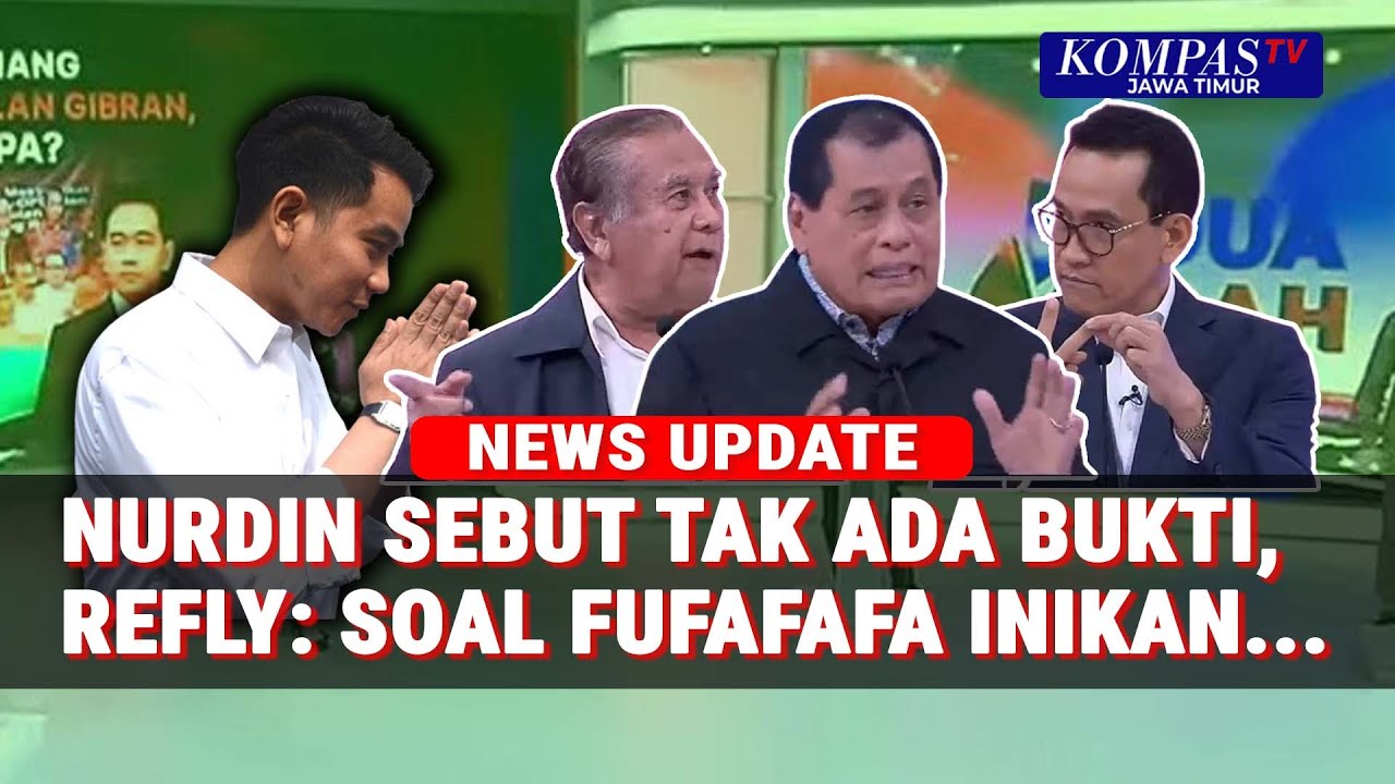 Akun Fufufafa Disorot! Refly Harun & Nurdin Halid Adu Argumen Soal Usulan Pemakzulan Gibran