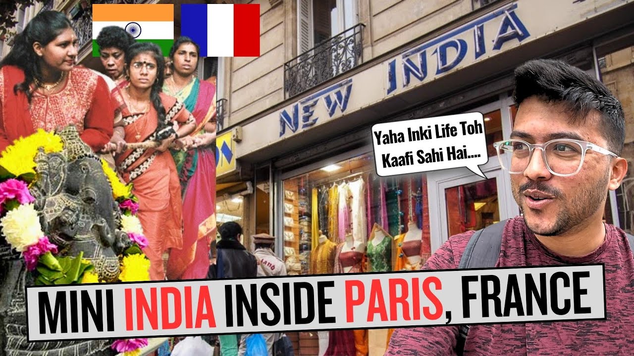 SURPRISING LIFE INSIDE MINI INDIA IN PARIS, FRANCE (400 rs mai bhar pet khana)