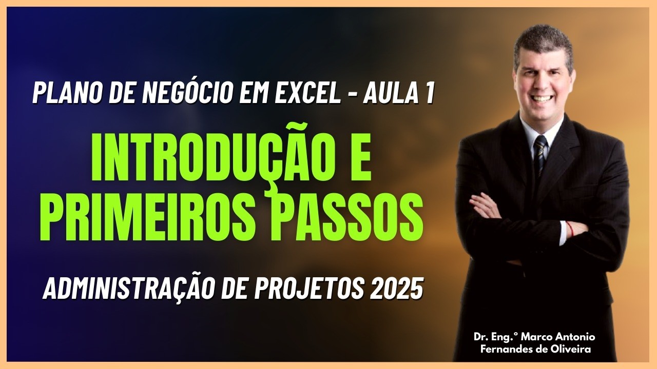 Plano de negócio em Excel #1 - Introdução e primeiros passos (vídeo original)