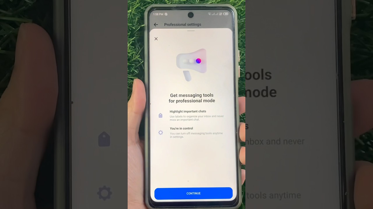 PAANO I-TURN ON ANG PROFESSIONAL SETTINGS SA MESSENGER | Riencyll Cabile #messenger