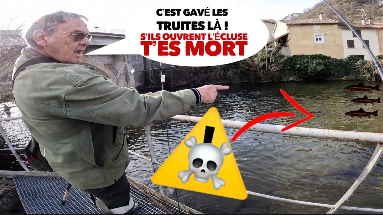 Ce CANAL est GAV&Eacute; de TRUITES, mais c'est TR&Egrave;S RISQU&Eacute; ? Ne FAITES JAMAIS &Ccedil;A ! p&ecirc;che &agrave; la cuill&egrave;re