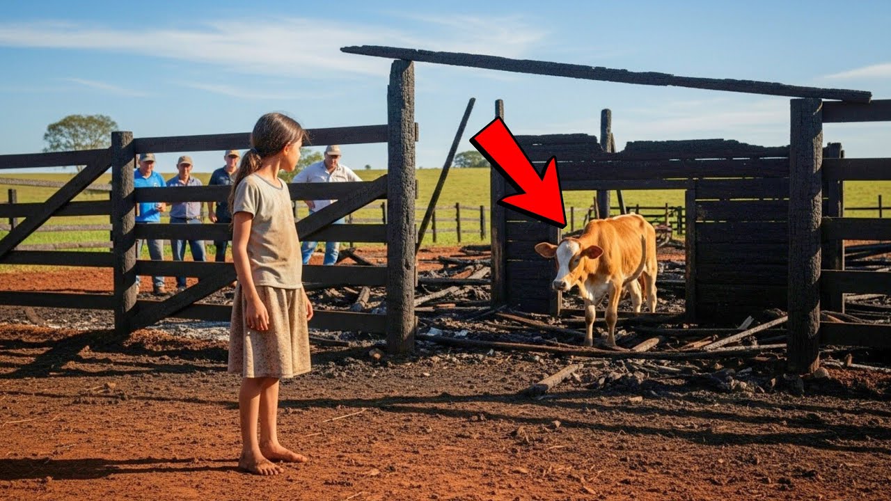 UMA MENINA ÓRFÃ CHEGA A UMA FAZENDA QUEIMADA… MAS O BEZERRO QUE ELA SALVOU TRANSFORMA SEU DESTINO