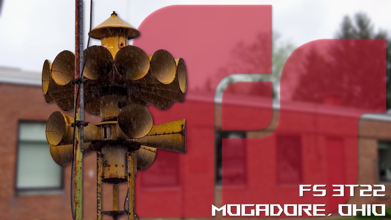 FS 3T22 Tornado Siren Test - Alert - Mogadore, OH