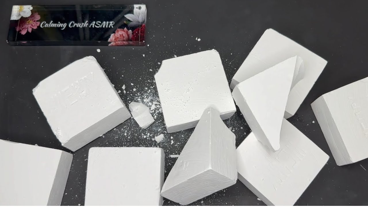 Box of Weimy Gym Chalk Crush | All kinds of textures from Soft, Crunchy, Crispy Hard | Calming ASMR