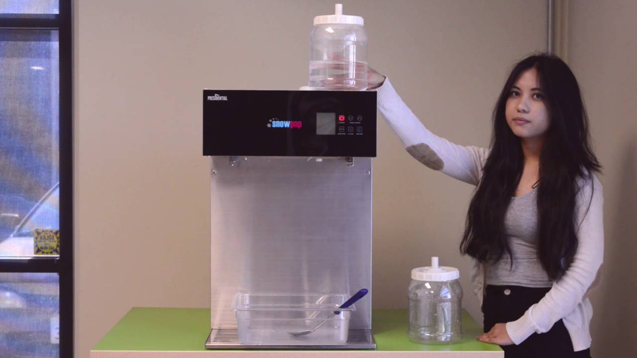 Snowpop Flavored Snow Machine Instructional Video