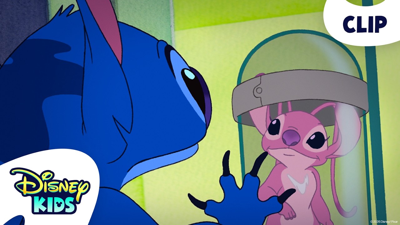 Lilo and Stitch Rescue Angel ⛑️ | Lilo & Stitch: The Series | @disneykids