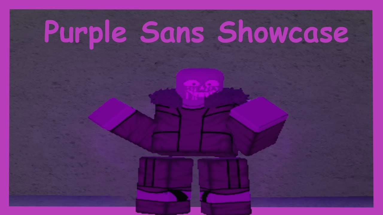 Purple Sans Showcase (Undertale Evolutions)