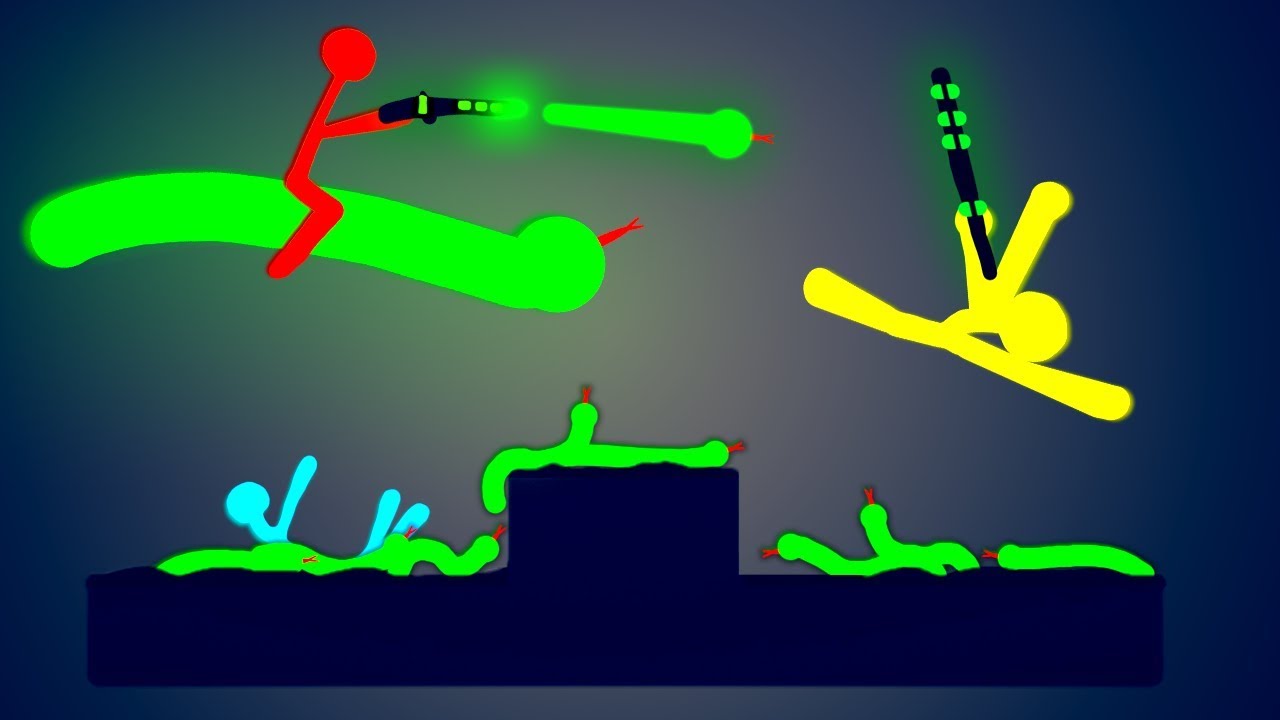 Absolutely Hilarious KING OF THE SNAKES!  (Stick Fight Multiplayer Gameplay Funny Moments)