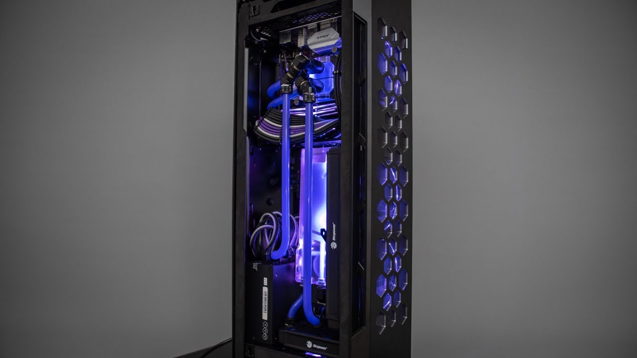 Timelapse Build Phanteks Shift X Purple Dream + PC Porn