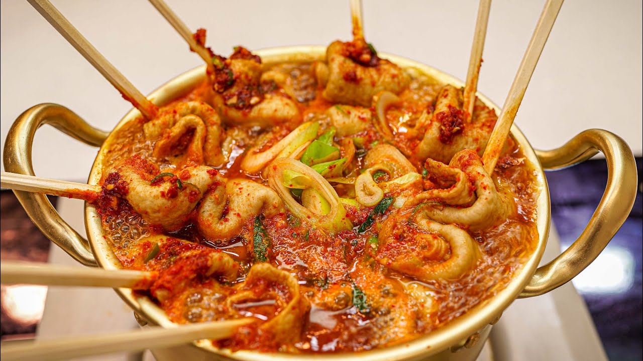 소주 안주로 딱!! 달지 않고 얼큰 칼칼한 빨간 어묵탕 레시피 ㅣ이거 육수로 얼큰한 칼국수까지 해결됩니다!!
