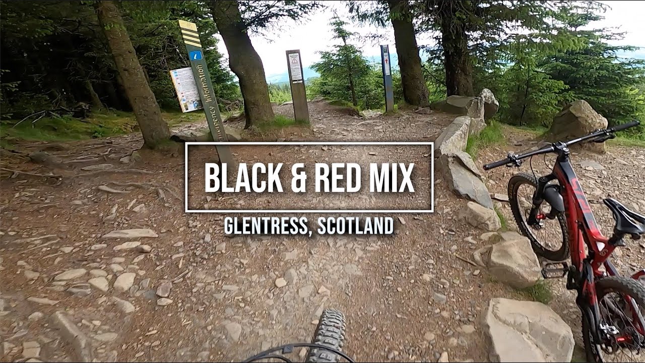 Glentress - Red and Black mix