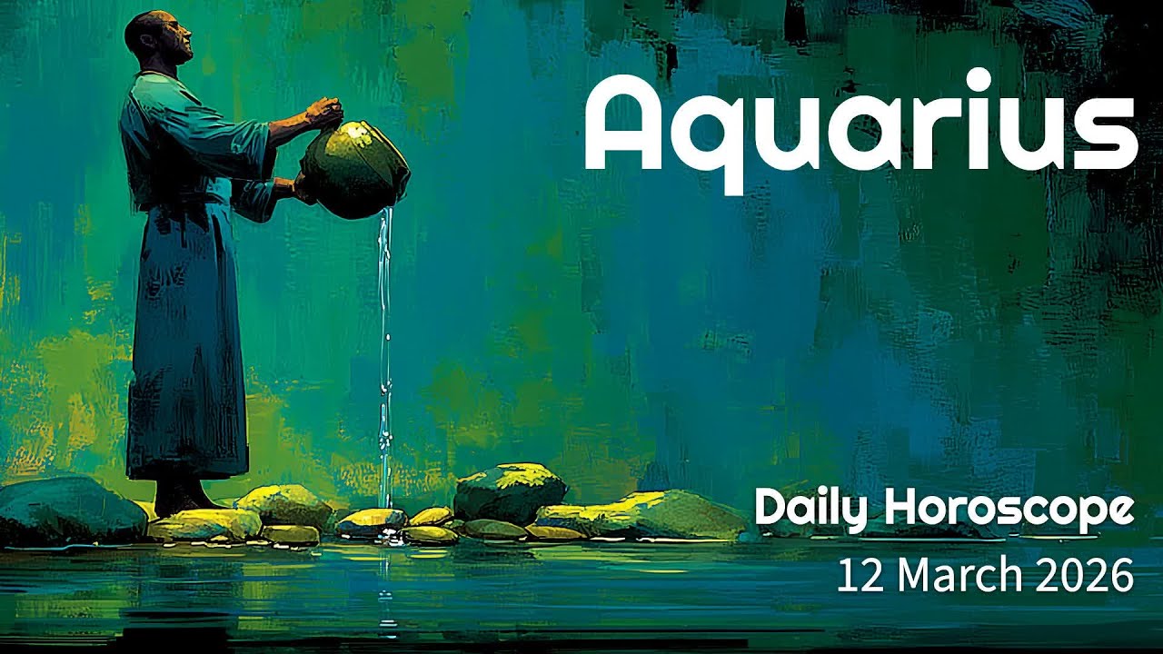 Aquarius Daily Horoscope – 12 March 2026